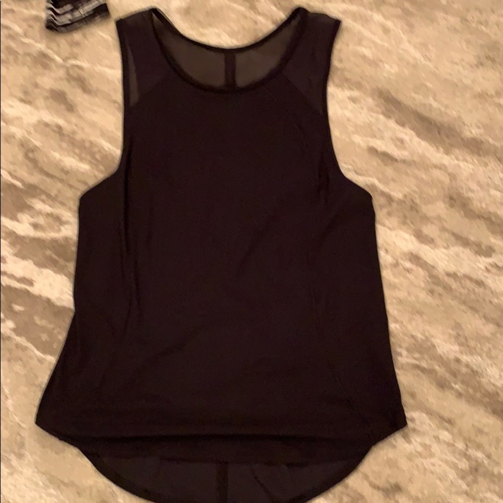 Lululemon black tank top